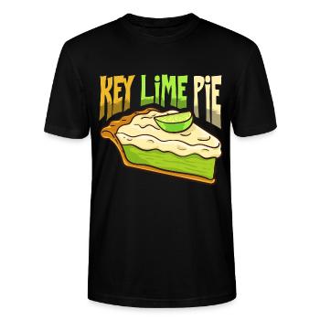 Key Lime Pie Limette Rezept West Florida - Stanley/Stella Unisex Bio-T-Shirt CRAFTER - Schwarz - Vorne - Alina (178cm) & Michal (187cm)