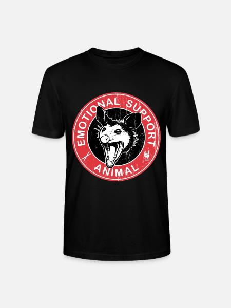 Opposum Graphic - Stanley/Stella CRAFTER Unisex Organic T-Shirt - black