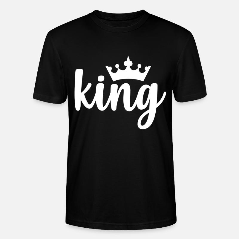 King - Stanley/Stella Unisex Bio-T-Shirt CRAFTER - Schwarz