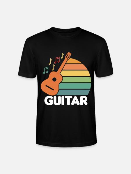 Gitarre Kinder - Stanley/Stella Unisex Bio-T-Shirt CRAFTER - Schwarz