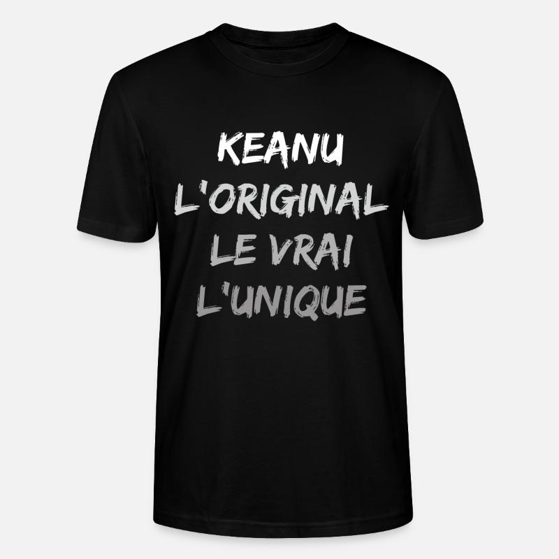 Keanu - T-shirt bio CRAFTER Stanley Stella Unisexe - noir