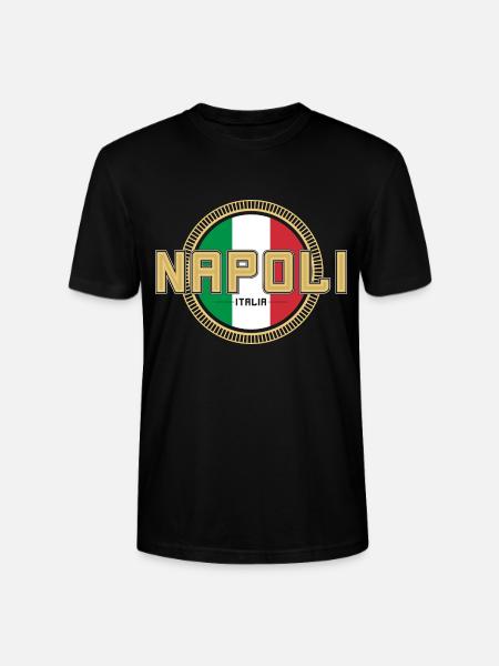 NAPOLI - Maglietta unisex ecologica CRAFTER di Stanley/Stella - nero