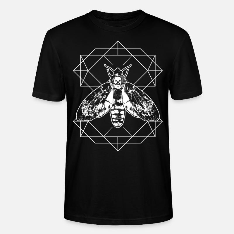 Géométrie d'insecte papillon papillon - T-shirt bio CRAFTER Stanley Stella Unisexe - noir