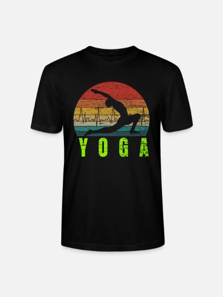 Yoga Pulse Spirituality Wellness - Stanley/Stella CRAFTER Unisex Organic T-Shirt - black