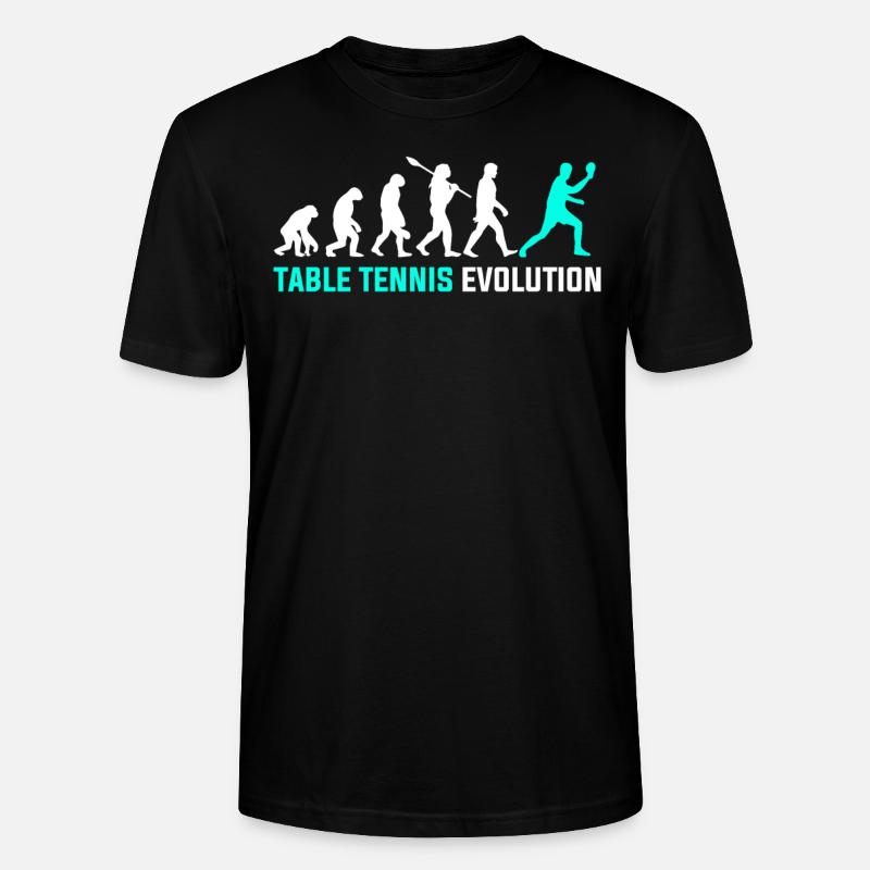 Tischtennis Evolution - Stanley/Stella Unisex Bio-T-Shirt CRAFTER - Schwarz