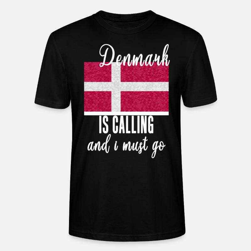 Dänemark - Stanley/Stella Unisex Bio-T-Shirt CRAFTER - Schwarz