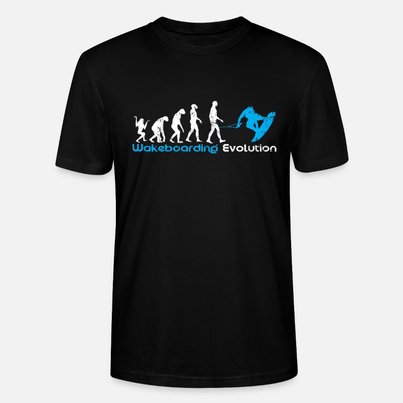 Wakeboard Evolution - Stanley/Stella Unisex Bio-T-Shirt CRAFTER - Schwarz