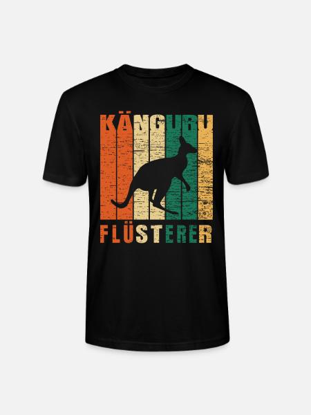 Känguru Flüsterer - Stanley/Stella Unisex Bio-T-Shirt CRAFTER - Schwarz