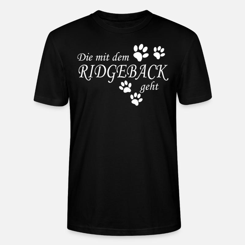 Rhodesian Ridgeback - Stanley/Stella Unisex Bio-T-Shirt CRAFTER - Schwarz