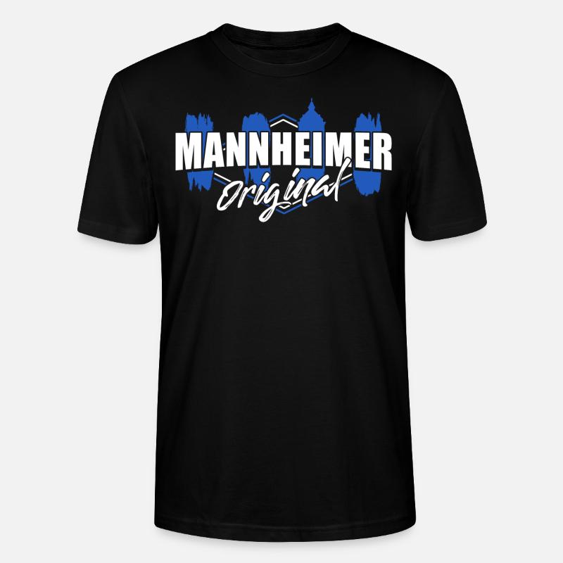 mannheimer original - T-shirt bio CRAFTER Stanley Stella Unisexe - noir