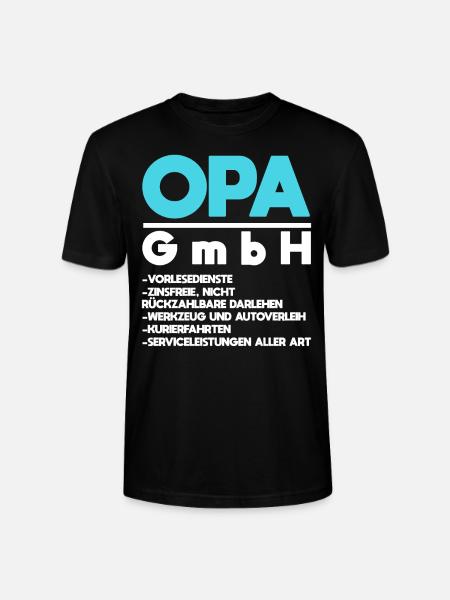 Opa - Stanley/Stella Unisex Bio-T-Shirt CRAFTER - Schwarz
