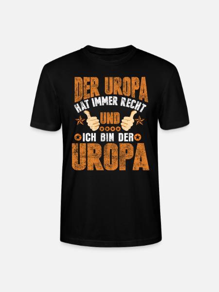 Uropa Ugroßeltern - Stanley/Stella Unisex Bio-T-Shirt CRAFTER - Schwarz