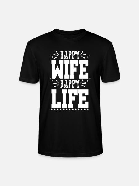 Relationship marriage Valentine's Day - Stanley/Stella CRAFTER Unisex Organic T-Shirt - black
