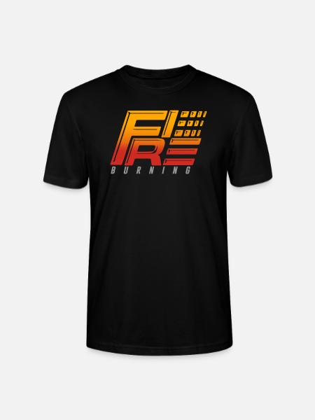 Fire - Stanley/Stella CRAFTER Unisex Organic T-Shirt - black