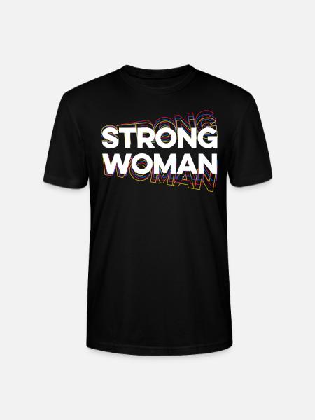 Strong woman - Stanley/Stella CRAFTER Unisex Organic T-Shirt - black