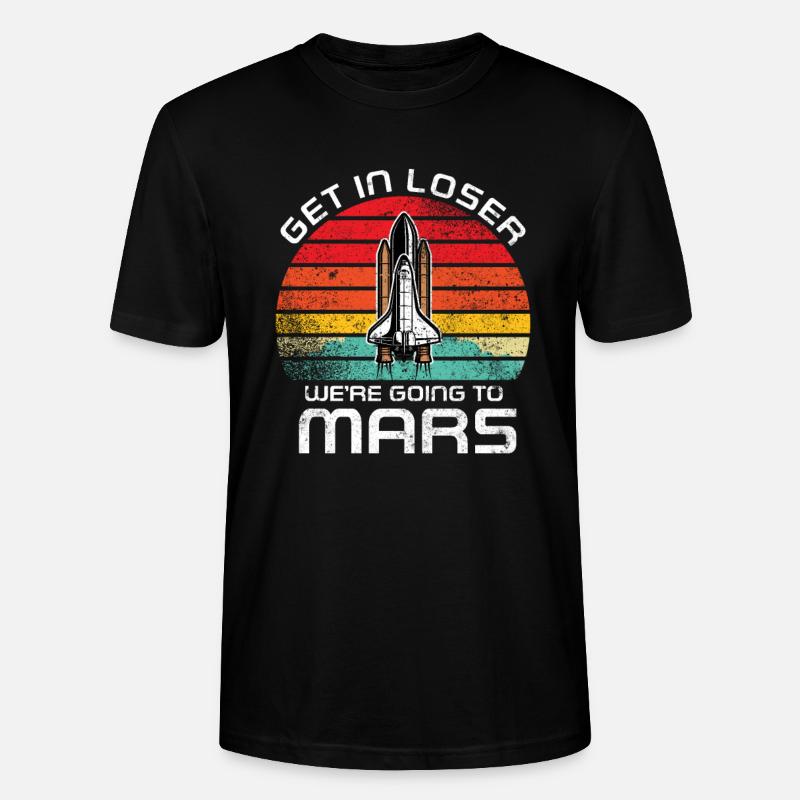 Mars - Stanley/Stella Unisex Bio-T-Shirt CRAFTER - Schwarz