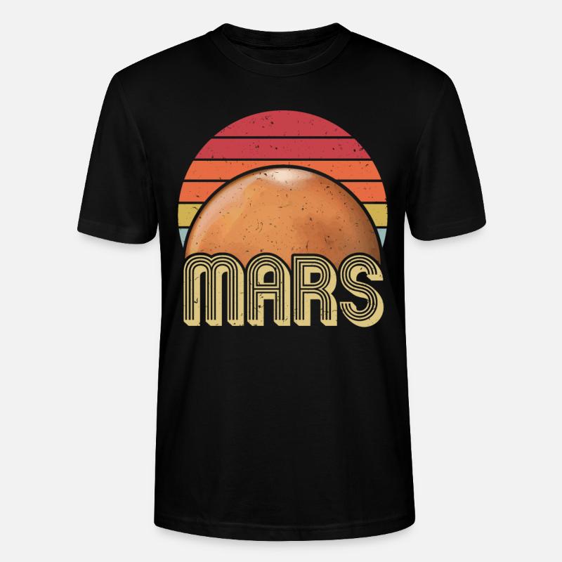 Mars - Stanley/Stella Unisex Bio-T-Shirt CRAFTER - Schwarz