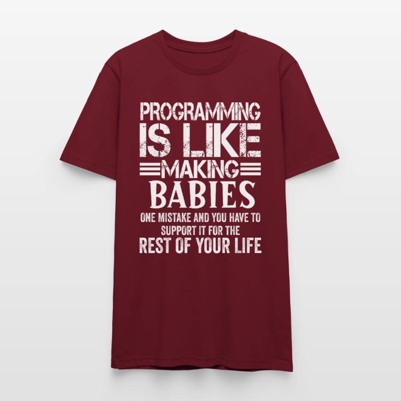 Programmierer Informatiker Coder Geschenk Stanley/Stella Unisex Bio-T-Shirt CRAFTER