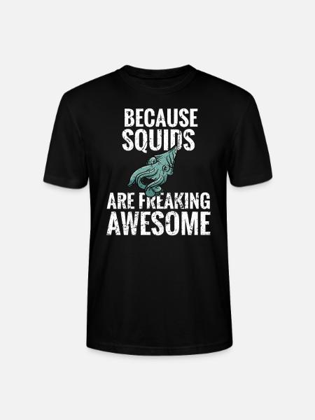 Squid gift squid lover Calamari - Stanley/Stella CRAFTER Unisex Organic T-Shirt - black