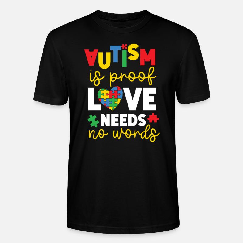 Autismus Bewusstsein - Stanley/Stella Unisex Bio-T-Shirt CRAFTER - Schwarz
