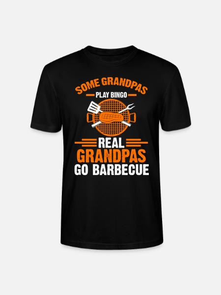 Barbecue BBQ Grill - Stanley/Stella CRAFTER Unisex Organic T-Shirt - black