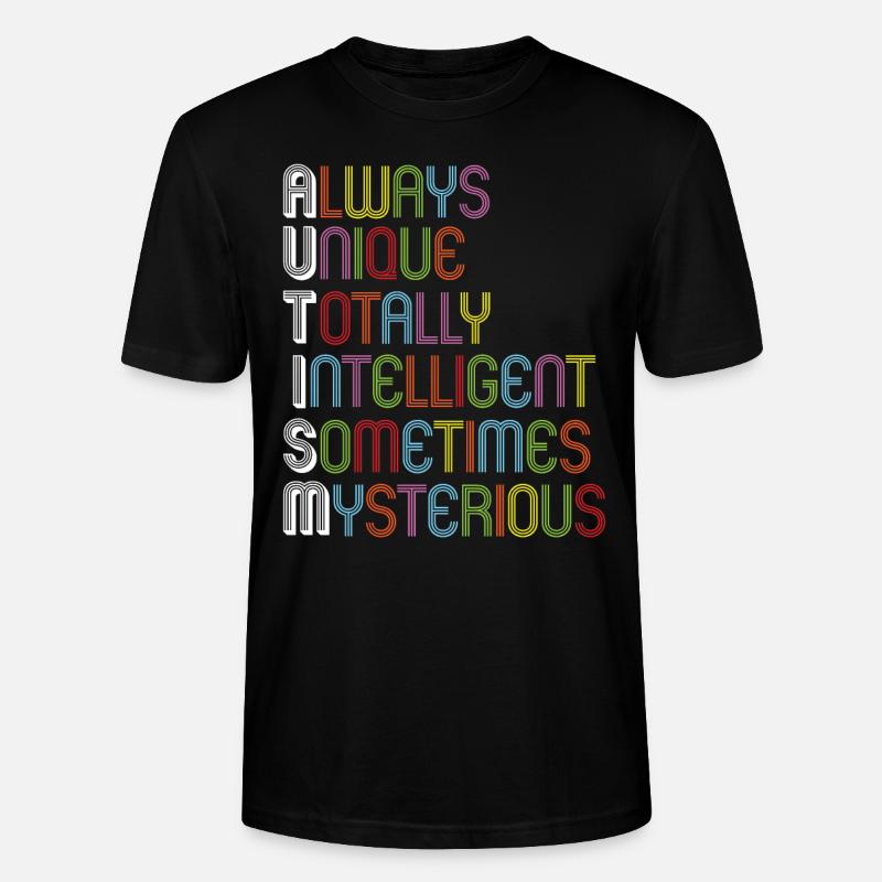 Autismus Bewusstsein - Stanley/Stella Unisex Bio-T-Shirt CRAFTER - Schwarz