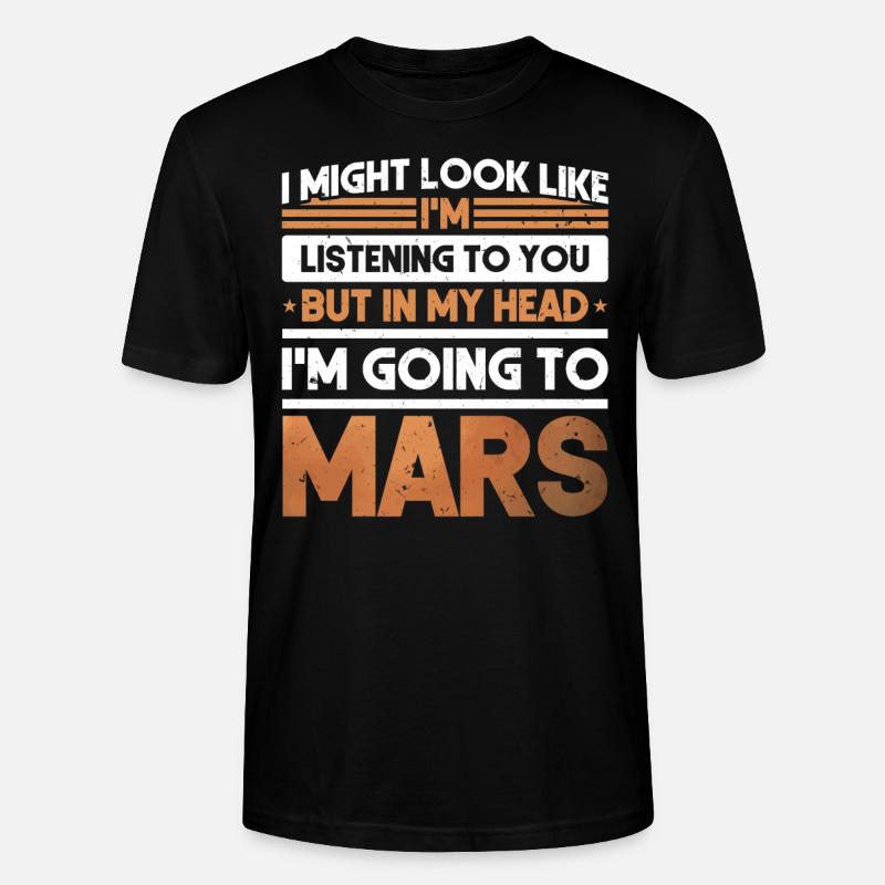 Mars - Stanley/Stella Unisex Bio-T-Shirt CRAFTER - Schwarz