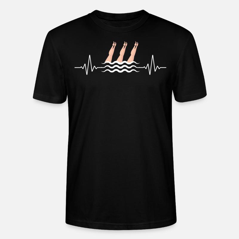 Nageur synchro Nageur Nageur Synchronisé - T-shirt bio CRAFTER Stanley Stella Unisexe - noir