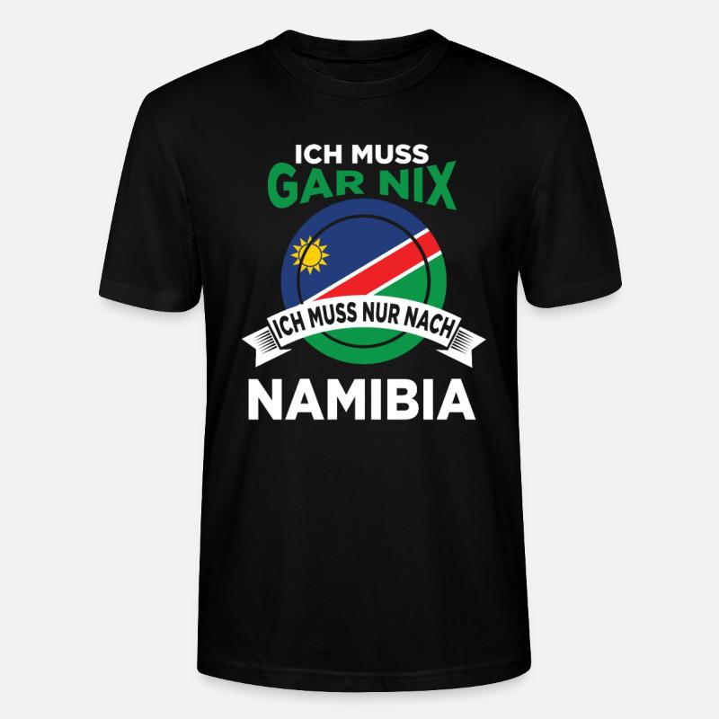 Afrika Namibia Geschenk Geschenkidee - Stanley/Stella Unisex Bio-T-Shirt CRAFTER - Schwarz