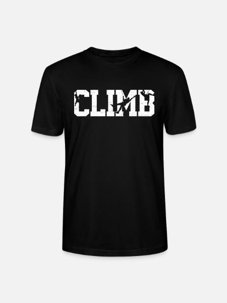 Rock Climbing Climber Climb - Stanley/Stella Unisex Bio-T-Shirt CRAFTER - Schwarz