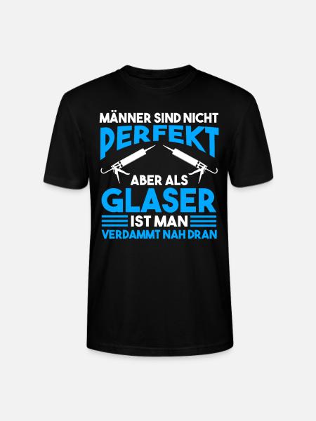 Glaser Glaserei - Stanley/Stella Unisex Bio-T-Shirt CRAFTER - Schwarz