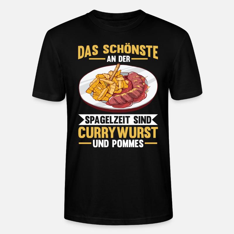 Currywurst - Stanley/Stella Unisex Bio-T-Shirt CRAFTER - Schwarz