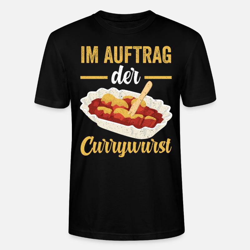 Im Auftrag der Currywurst - Stanley/Stella Unisex Bio-T-Shirt CRAFTER - Schwarz
