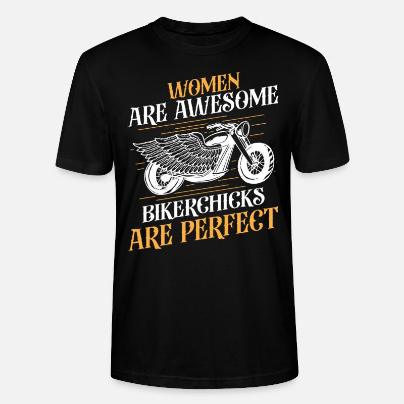Classic Motorcycle Biker - T-shirt bio CRAFTER Stanley Stella Unisexe - noir
