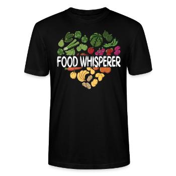 Ernährungsberater Diätassistent Diätspezialist - Stanley/Stella Unisex Bio-T-Shirt CRAFTER - Schwarz - Vorne - Alina (178cm) & Michal (187cm)