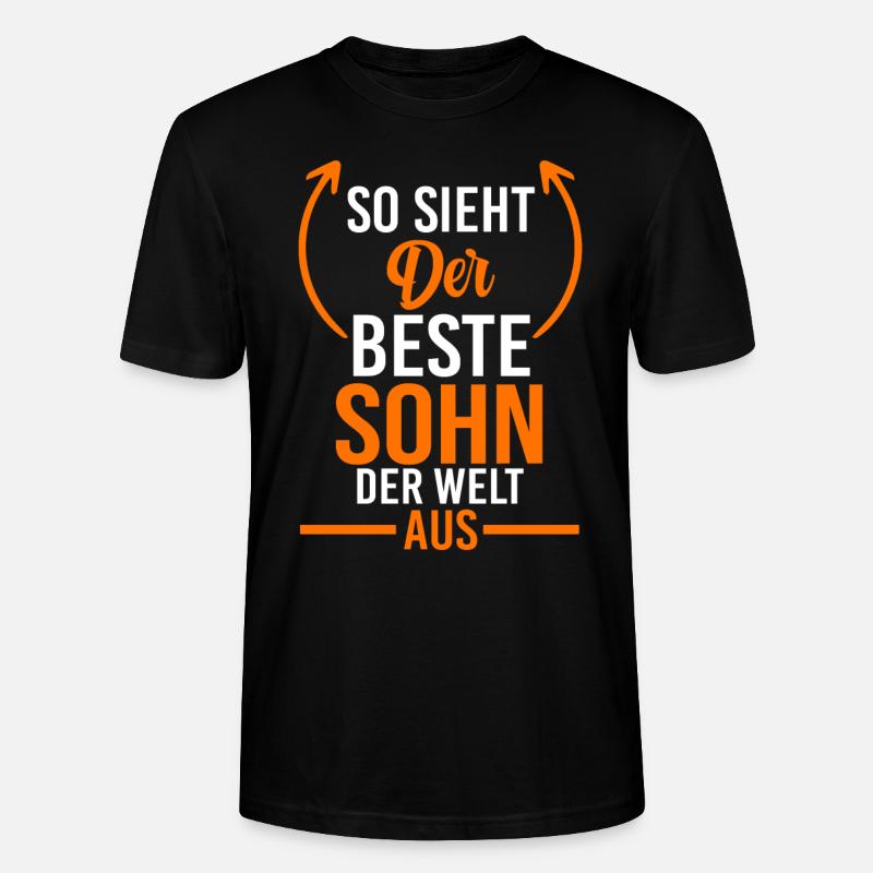 Bester Sohn - Stanley/Stella Unisex Bio-T-Shirt CRAFTER - Schwarz