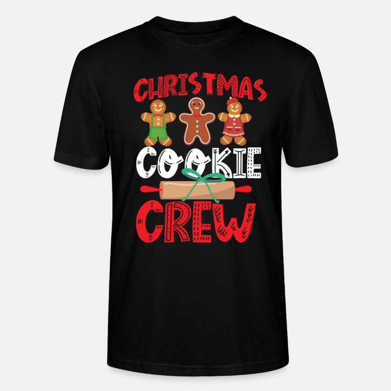 Bake Baking Christmas Cookie - Stanley/Stella Unisex Bio-T-Shirt CRAFTER - Schwarz
