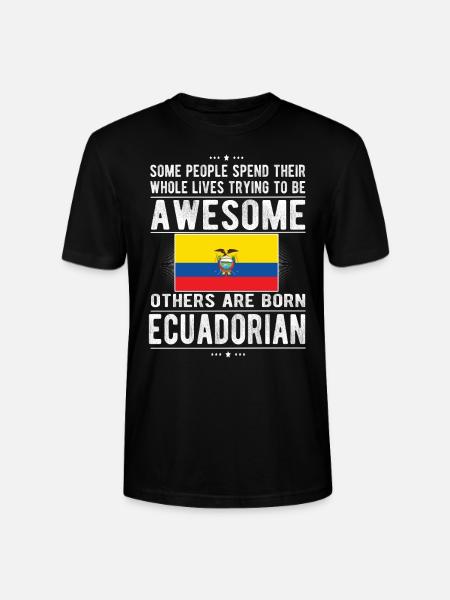 Ecuatorianos Ecuador Origen ecuatoriano - Camiseta unisex ecológica CRAFTER de Stanley/Stella - negro