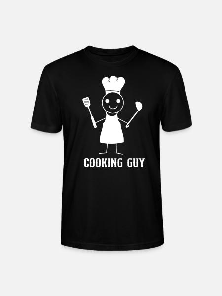 Cooking Cook Kitchen Chef Cooking - Stanley/Stella CRAFTER Unisex Organic T-Shirt - black
