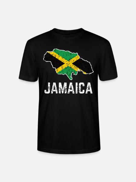 Fier drapeau jamaïcain jamaïcain - T-shirt bio CRAFTER Stanley Stella Unisexe - noir