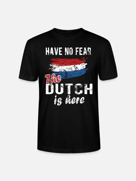 Dutch Netherlands Dutch flag - Stanley/Stella CRAFTER Unisex Organic T-Shirt - black