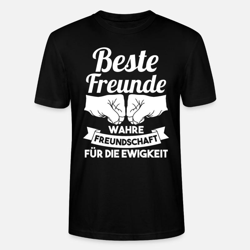 Bester Freund - Stanley/Stella Unisex Bio-T-Shirt CRAFTER - Schwarz