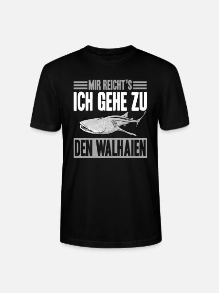 Walhai - Stanley/Stella Unisex Bio-T-Shirt CRAFTER - Schwarz