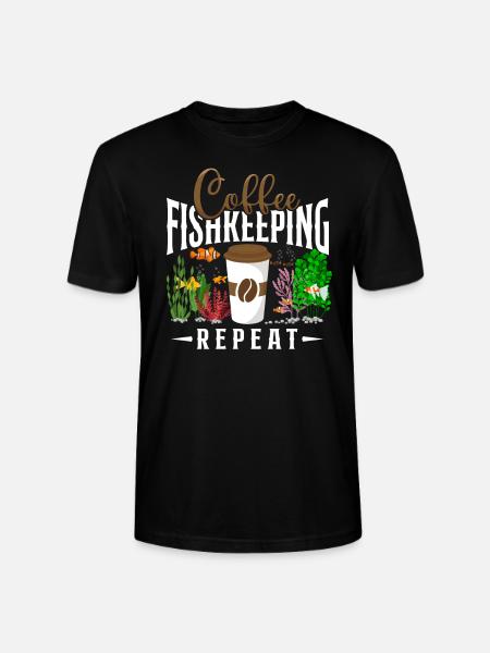 Saltwater Aquarium Coffee Coffee - Stanley/Stella CRAFTER Unisex Organic T-Shirt - black