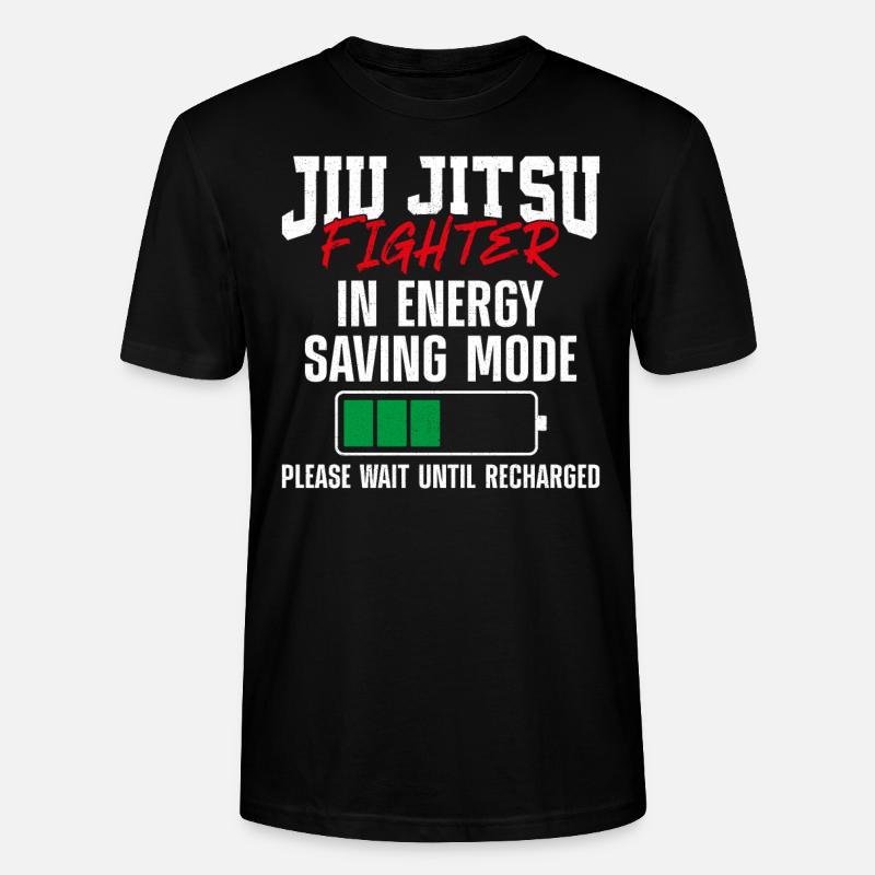 Jiu Jitsu Battery Jiu Jitsu - Stanley/Stella Unisex Bio-T-Shirt CRAFTER - Schwarz