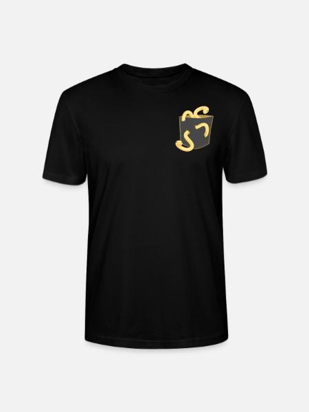 Snake Serpent Pocket - Stanley/Stella CRAFTER Unisex Organic T-Shirt - black