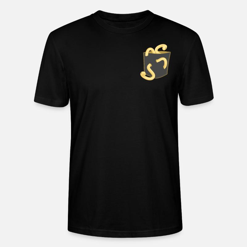 Snake Serpent Pocket - Stanley/Stella Unisex Bio-T-Shirt CRAFTER - Schwarz