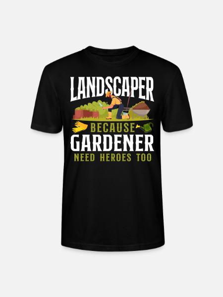 Landscaper Landscaping Landscape - Stanley/Stella CRAFTER Unisex Organic T-Shirt - black