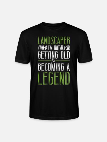 Landscaper Landscaping Landscape - Stanley/Stella Unisex Bio-T-Shirt CRAFTER - Schwarz