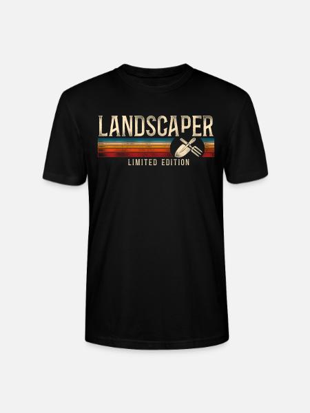 Landscaper Landscaping Landscape - Stanley/Stella CRAFTER Unisex Organic T-Shirt - black